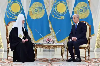 Президент Казахстана провел встречу с Патриархом Московским и всея Руси Кириллом