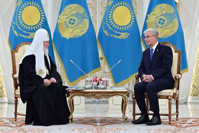Президент Казахстана провел встречу с Патриархом Московским и всея Руси Кириллом 