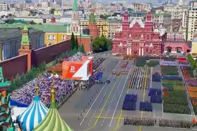 Президент Казахстана посетил парад Победы в Москве 