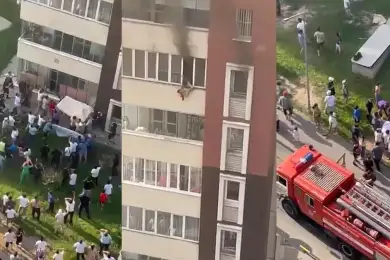 Пожарные заявили, что аварийные выходы в горевшей в Алматы высотке были заварены 