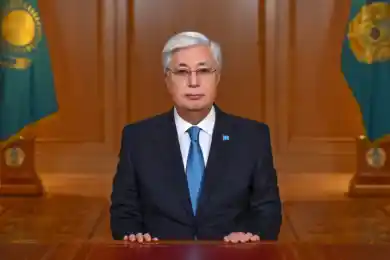 Поздравление Президента Казахстана Касым-Жомарта Токаева с Новым 2025 годом