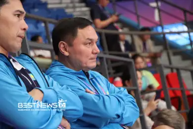 Министр туризма и спорта РК Ермек Маржикпаев поддержал дзюдоистов на Азиатских играх 