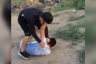 Прыгал на голову, пинал ногами: в Павлодаре обещают наказать хулигана и снимавших драку на видео 