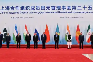 Президент Казахстана принял участие в церемонии фото участников саммита ШОС