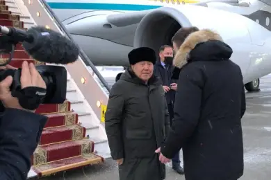 Нурсултан Назарбаев прибыл в Санкт-Петербург для встречи с президентами стран СНГ 