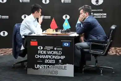 Семь с половиной часов без перерыва играют Лижэнь и Непомнящий