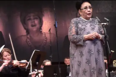 Несравненная: как поёт легендарная Бибигуль Тулегенова - видео 