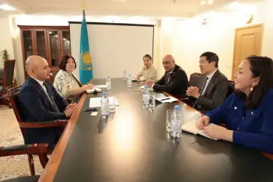 Министр нацэкономики РК Алибек Куантыров встретился с помощником Генерального секретаря ООН 
