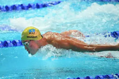 Адильбек Мусин приплыл вторым в квалификации на Азиатских играх 