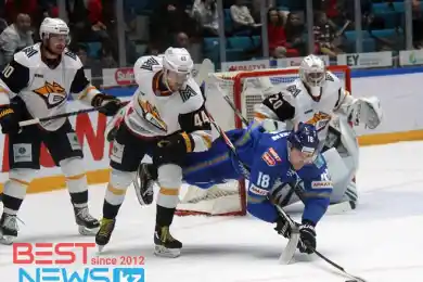 Барыс проиграл Металлургу в чемпионате КХЛ