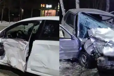 В Костанае столкнулись Volkswagen ВАЗ-2114 – четверо получили ранения