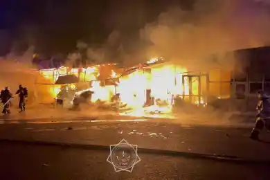 В Шымкенте на рынке горели бутики