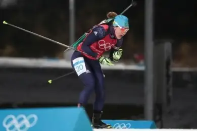 Биатлонистка из Молдовы обогнала казахстанку Вишневскую в спринте на Олимпиаде-2022 