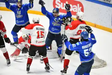 "Снежные барсы" по буллитам обыграл "Спутник"