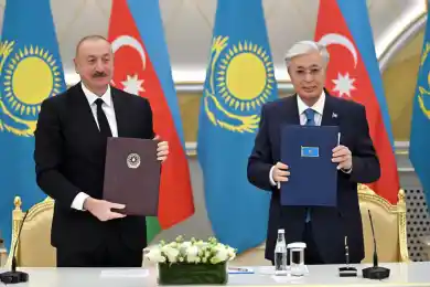 Казахстан и Азербайджан подписали 15 документов