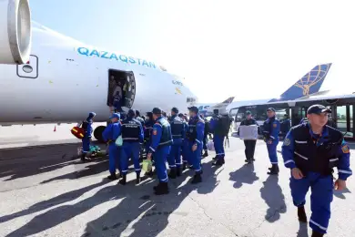  Отряд спасателей Казахстана вылетел в Афганистан 