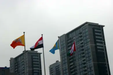 На Азиатских играх в Ханчжоу подняли Государственный Флаг Казахстана 
