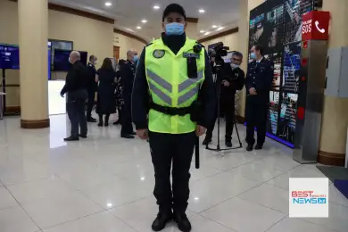 МВД показало новую форму для полицейских Казахстана - видео 
