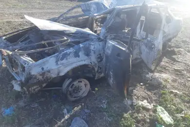 В СКО парень угнал «ВАЗ 21099» и сжёг автомобиль - фото 