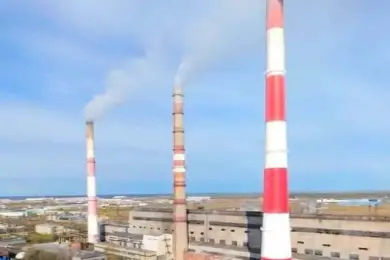 На ТЭЦ-2 в Петропавловске запустили новую трубу 
