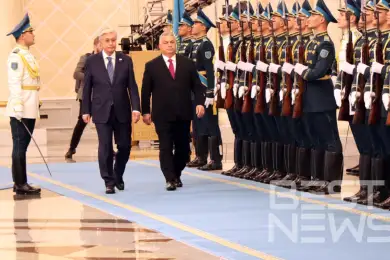 Президент Казахстана встретил Премьер-министра Венгрии в Акорде 