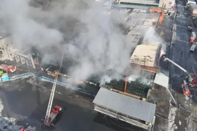 Пожар в торговом доме города Семей локализован 