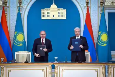 Президент Казахстана и Премьер-министр Армении приняли Совместное заявление