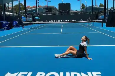 Зарина Дияс эмоционально отметила выход во второй круг Australian Open - видео