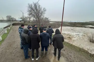 После прорыва плотины в селе Байкент подготовились к эвакуации жителей 