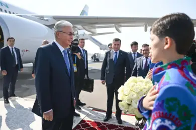 Президент Казахстана Касым-Жомарт Токаев прибыл с визитом в Душанбе 