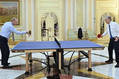 Токаев и Эрдоган взяли ракетки и устроили мини-матч в Акорде - фото 