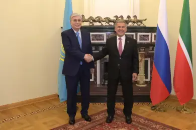 Президенты Казахстана и Татарстана провели встречу 