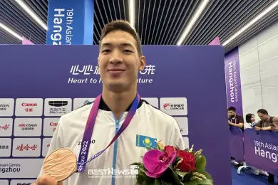 Пловец Адильбек Мусин снова стал призёром Азиатских игр 