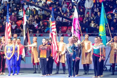 В Алматы при поддержке акимата стартовал чемпионат мира по эстетической групповой гимнастике 