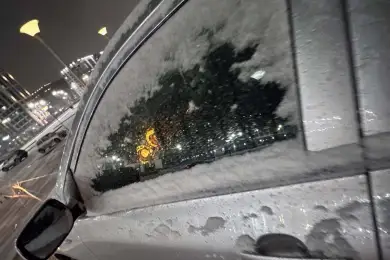 В Астане упала температура и выпал снег 