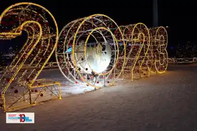 Как Астану украсили к Новому году - фото