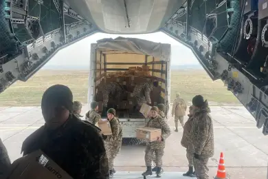 Казахстан направил гуманитарный груз Афганистану 