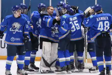 "Снежные барсы" подписали пробные соглашения с воспитанниками ДЮСШ ХК "Барыс"