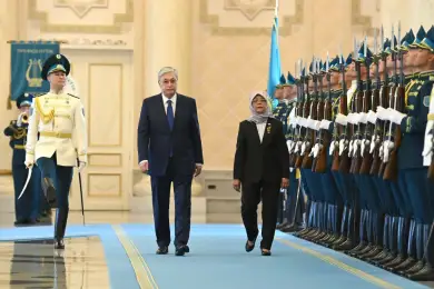 В Акорде начались переговоры президентов Казахстана и Сингапура 