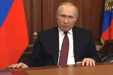 Путин объявил о начале военной операции в Донбассе 