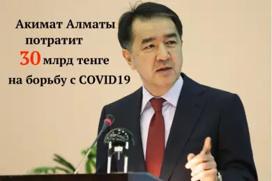 Акимат Алматы потратит 30 млрд тенге на борьбу с COVID19, и урежет другие расходы 