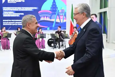 Глава Татарстана приветствовал Президента Казахстана  