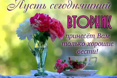 С добрым утром вторника!