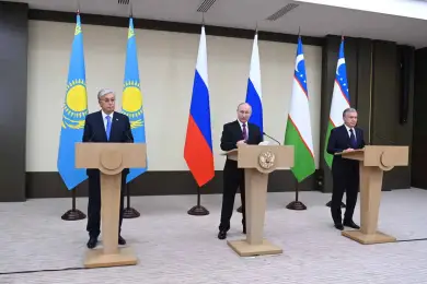 Президент Казахстана принял участие в запуске транзита российского газа через Казахстан 