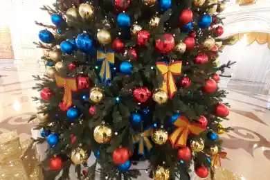 6 метров красоты и 1000 украшений: как выглядит новогодняя ёлка в Акорде