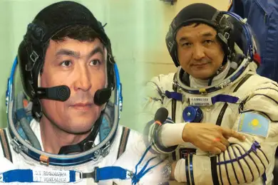 Космонавты Аубакиров и Аимбетов празднуют день рождения 