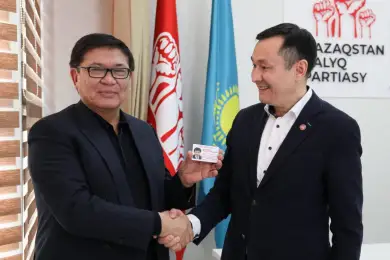 Ертысбаев вступил в «Народную партию Казахстана» 