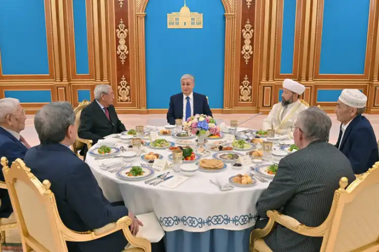 В Акорде провели ауызашар для постящихся в месяц Рамазан - фото