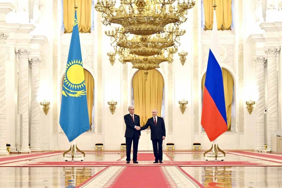 В Кремле прошла официальная церемония встречи Президента Казахстана  