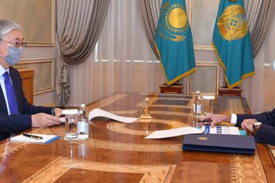 Президент Казахстана принял спикера Сената 